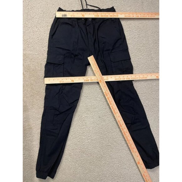 CSG Black Cargo Jogger Pants Cotton Blend Size M - Picture 8 of 11